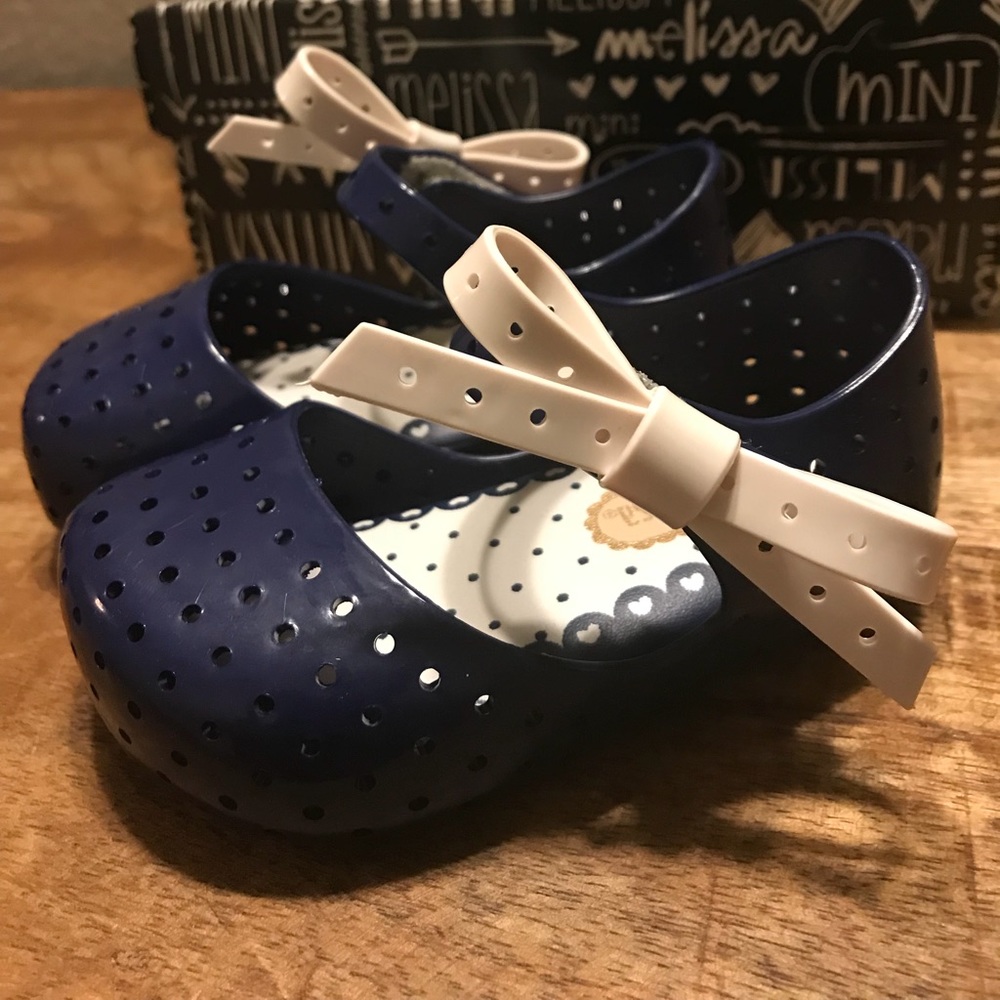 Mini Melissa Furadinha x Mary Jane Flats - Size 5